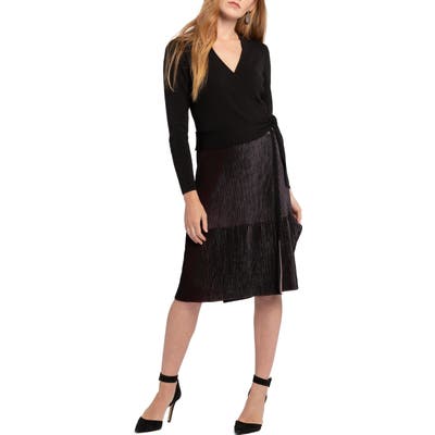 Nic+Zoe Invite Only Long Sleeve Dress, Black