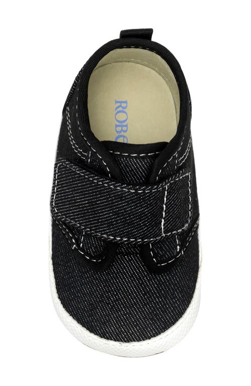 Robeez Jerry Crib Shoe In Black