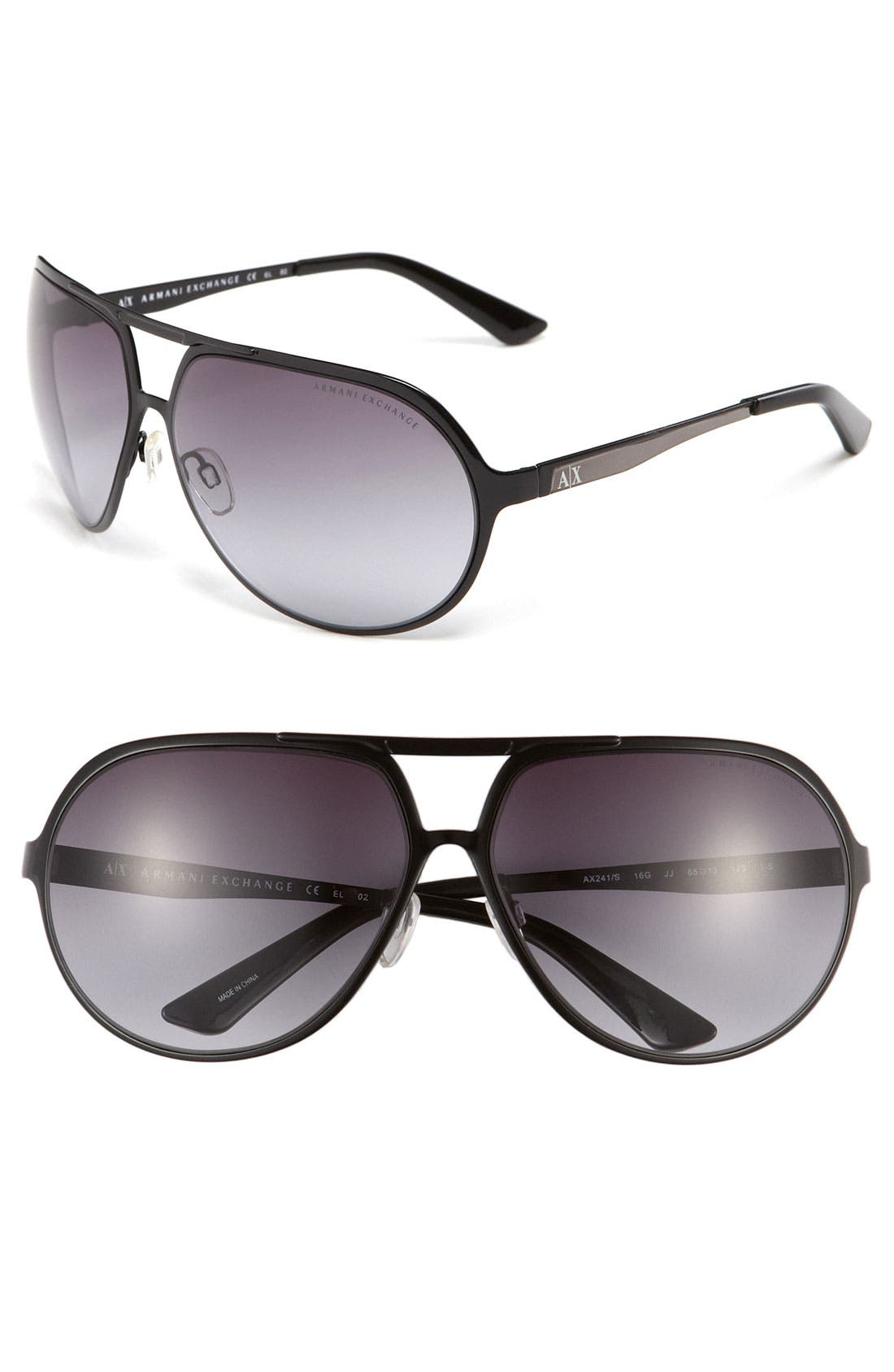 AX Armani Exchange Aviator Sunglasses Nordstrom