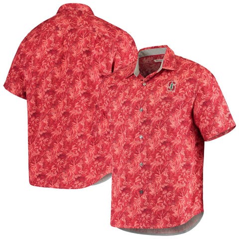 Houston Astros Tommy Bahama Jungle Shade Silk Camp Button-Up Shirt