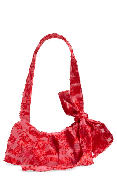 Vesna Fil Coupé Shoulder Bag in Magenta /Red