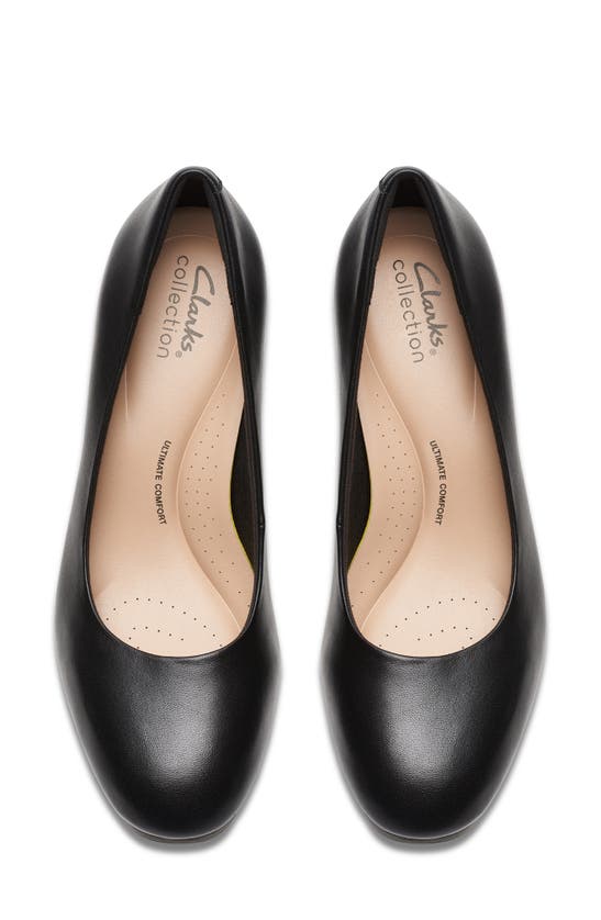 Clarks Women's Ambyr 2 Braley High-heel Platform Pumps In Black Leather