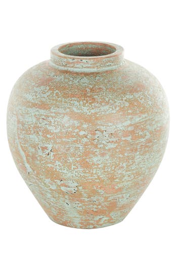Ginger Birch Studio Brown Ceramic Vase In Brown
