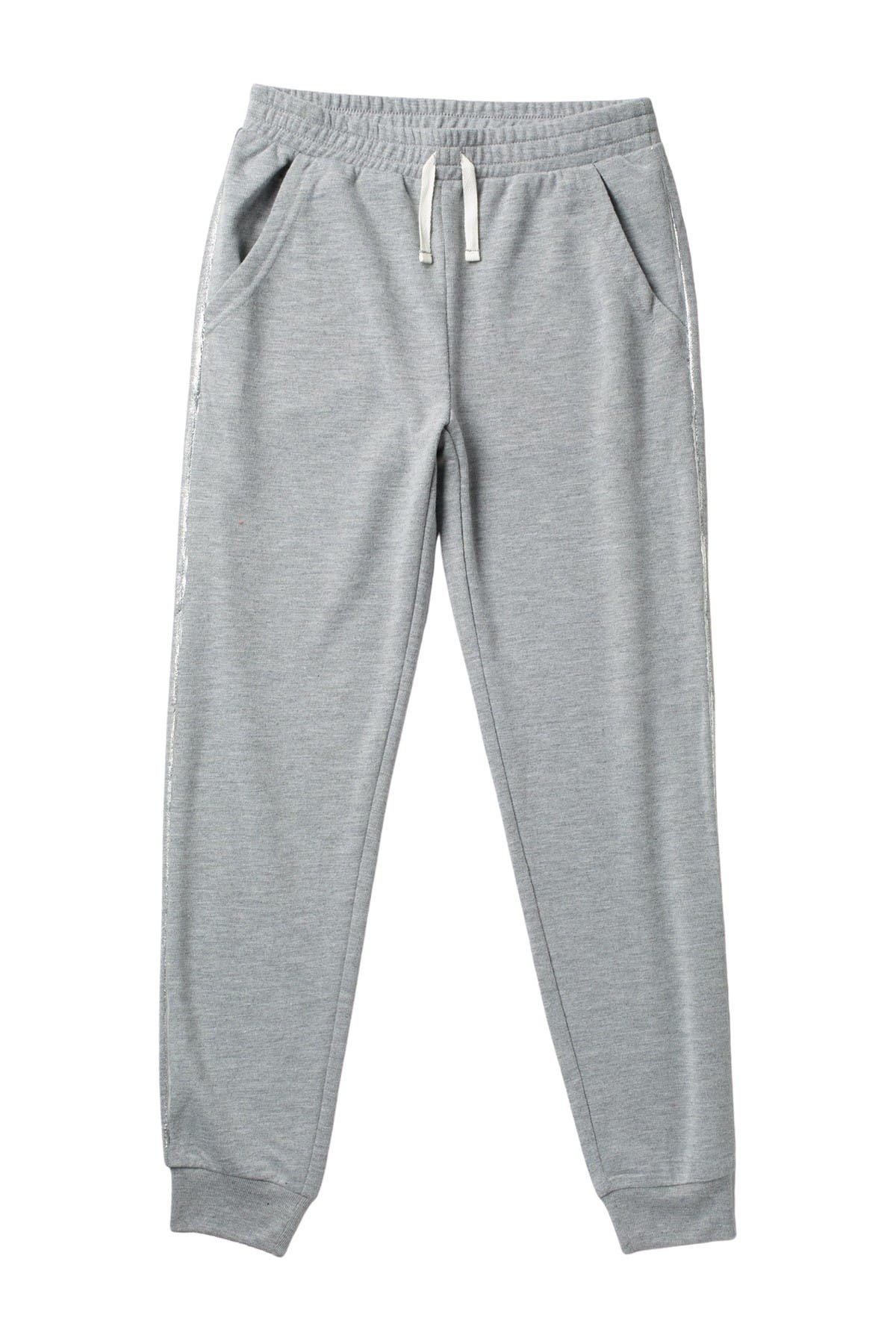 off white stripe joggers