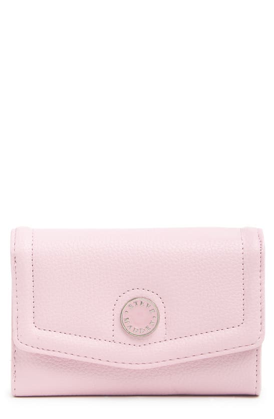 Steve Madden Brett Envelope Wallet In Ice Pink | ModeSens