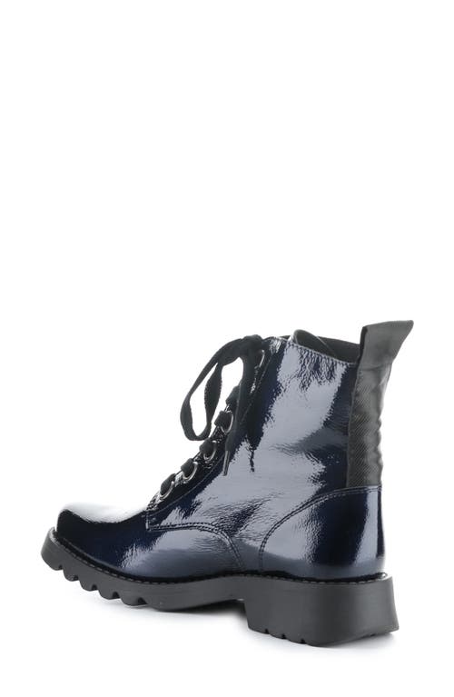 Shop Fly London Ragi Combat Boot In 042 Navy Rock