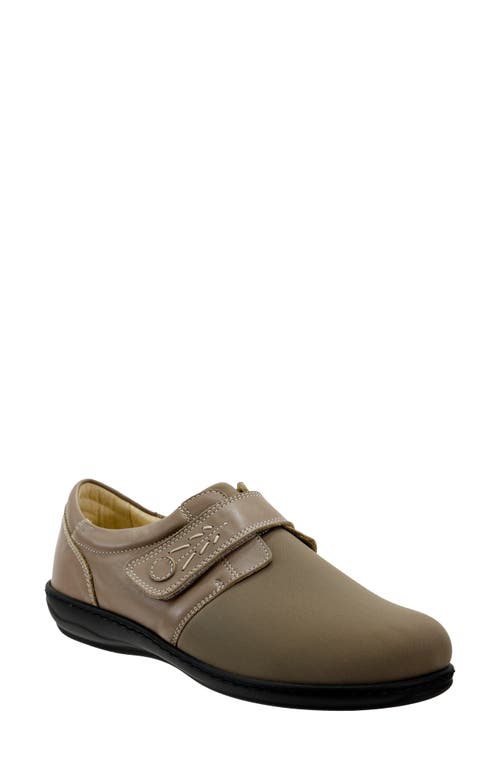 Shop David Tate Evita Slip-on In Taupe Micro