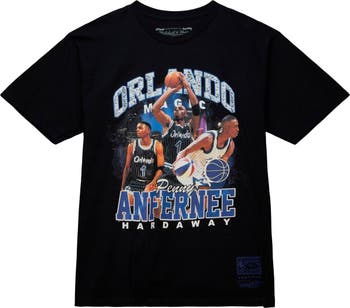 Mitchell & Ness Penny Hardaway Orlando Magic Black Player Name Number T-Shirt Size: Small