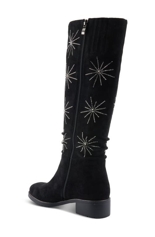 Shop Azura By Spring Step Stardusk Crystal Boot In Black