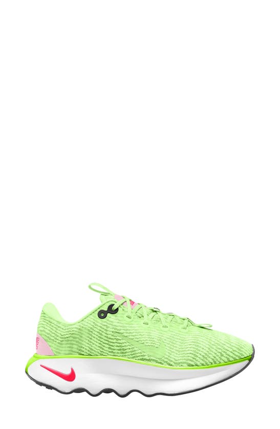 Shop Nike Motiva Road Runner Walking Shoe In Volt/ Volt-pink Foam -volt