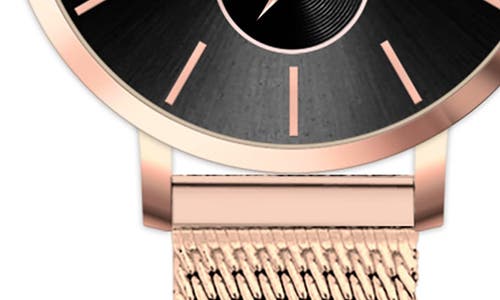 Alfred Sung Serenity Mesh Strap Watch, 33mm In Rose Gold