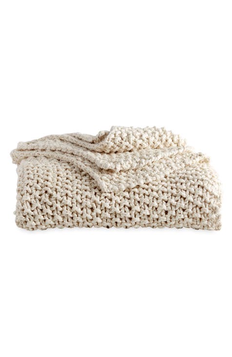 PURE Chunky Knit Throw Blanket