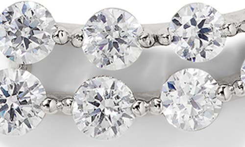 NADRI NADRI CASSI DOUBLE ROW CUBIC ZIRCONIA STUD EARRINGS