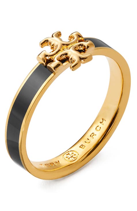 Tory Burch Miller Logo Ring - Gold for Women