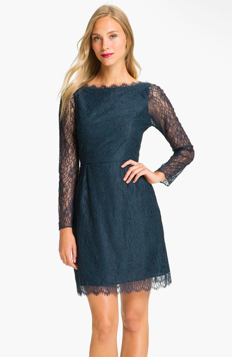 Shoshanna 'Minka' Long Sleeve Chantilly Lace Dress | Nordstrom