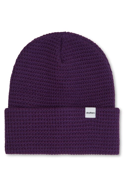 DRUTHERS NYC DRUTHERS NYC ORGANIC COTTON WAFFLE KNIT BEANIE