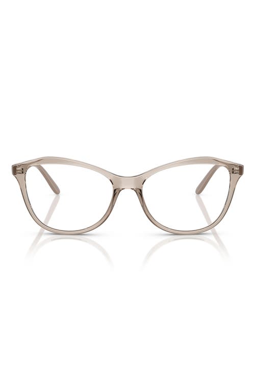Vogue 52mm Irregular Optical Glasses In Caramel