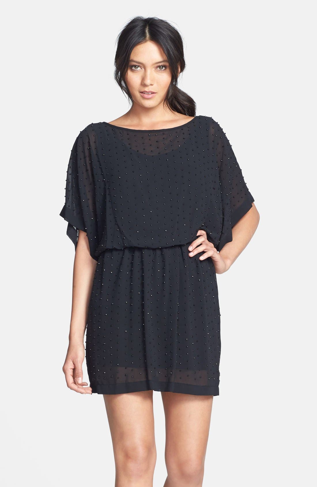 Alexia Admor Beaded Blouson Dress Nordstrom