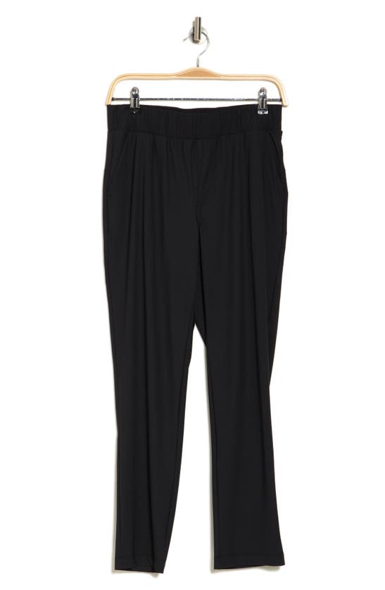 90 Degree By Reflex Warp X Tapered Ankle Pants In Black