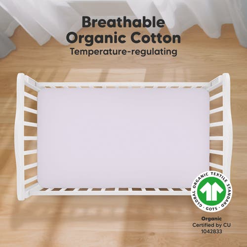 Shop Keababies Soothe Fitted Crib Sheet In Thistle