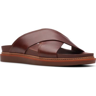 Clarks Trace Cross Sandal- Brown