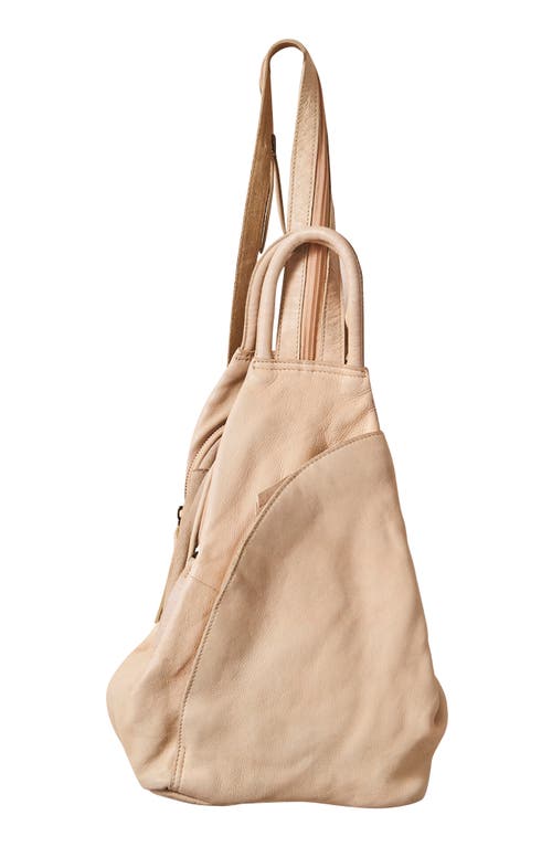 Free People We The Free Soho Convertible Leather Backpack In Champagne