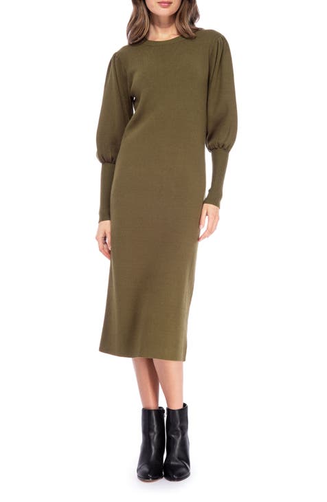 Green Sweater Dresses | Nordstrom Rack