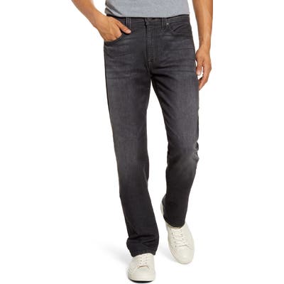 Fidelity Denim Jimmy Slim Straight Leg Jeans, Black