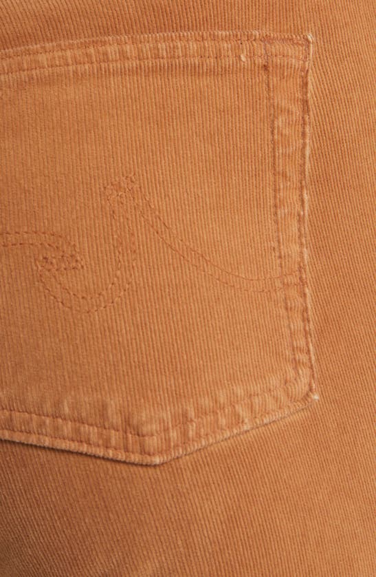 Ag Mari High Waist Slim Ankle Straight Leg Corduroy Pants In 1 Year Sulfur Canyon Rock