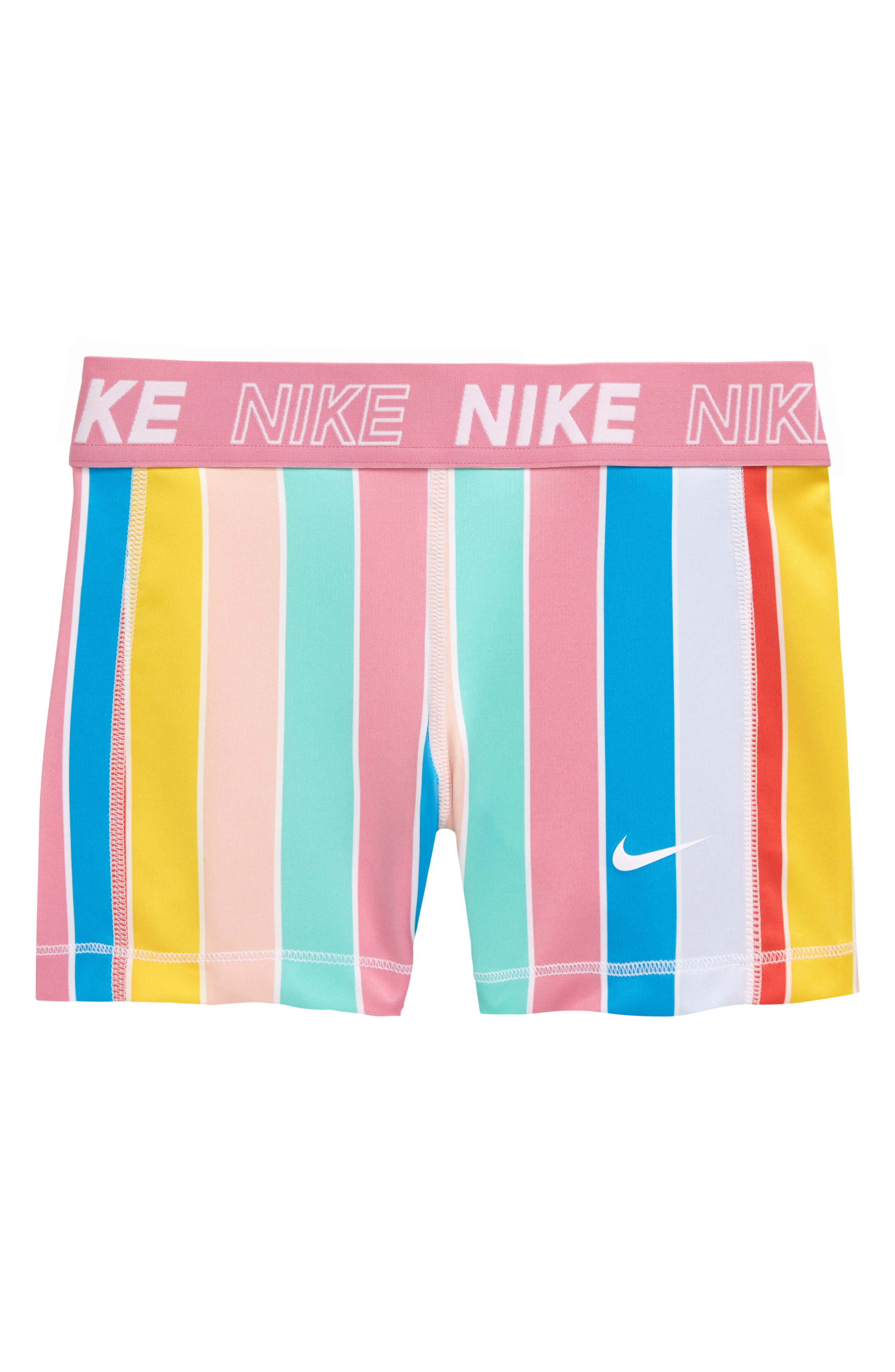 pink nike boy shorts