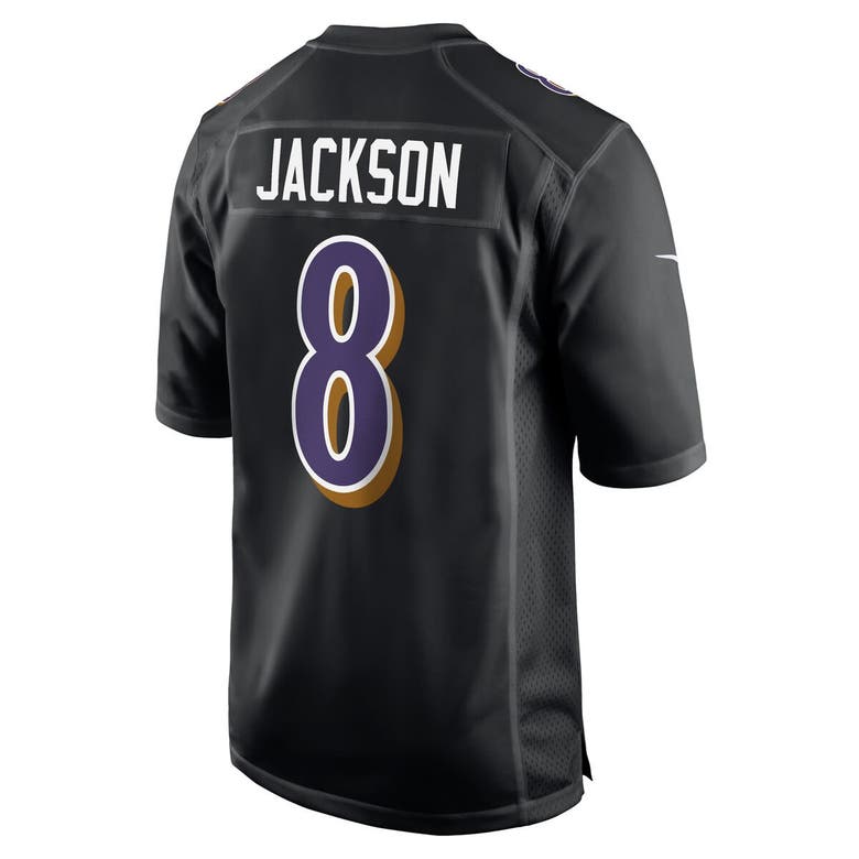Shop Nike Lamar Jackson Black Baltimore Ravens Fashion Game Jersey