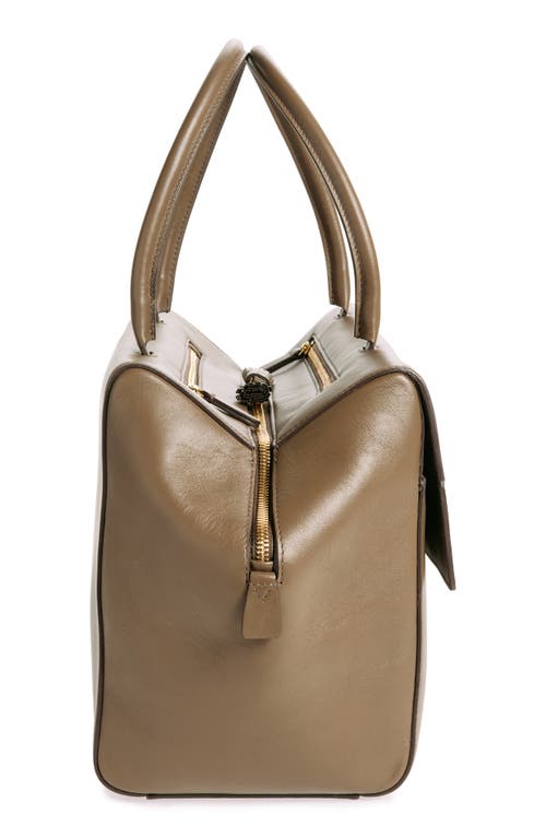 Shop Anya Hindmarch Large Seaton Leather Handbag In Pebble