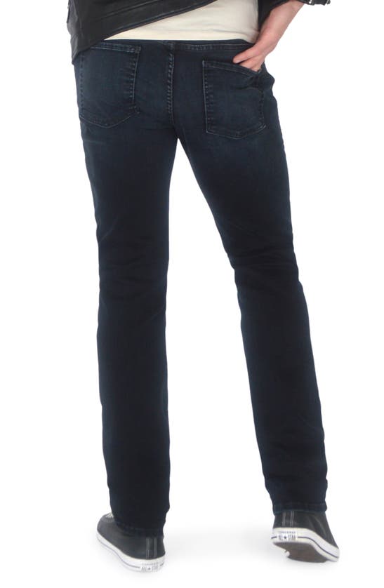 Shop Fidelity Denim Jimmy Slim Straight Leg Jeans In Triton Blue