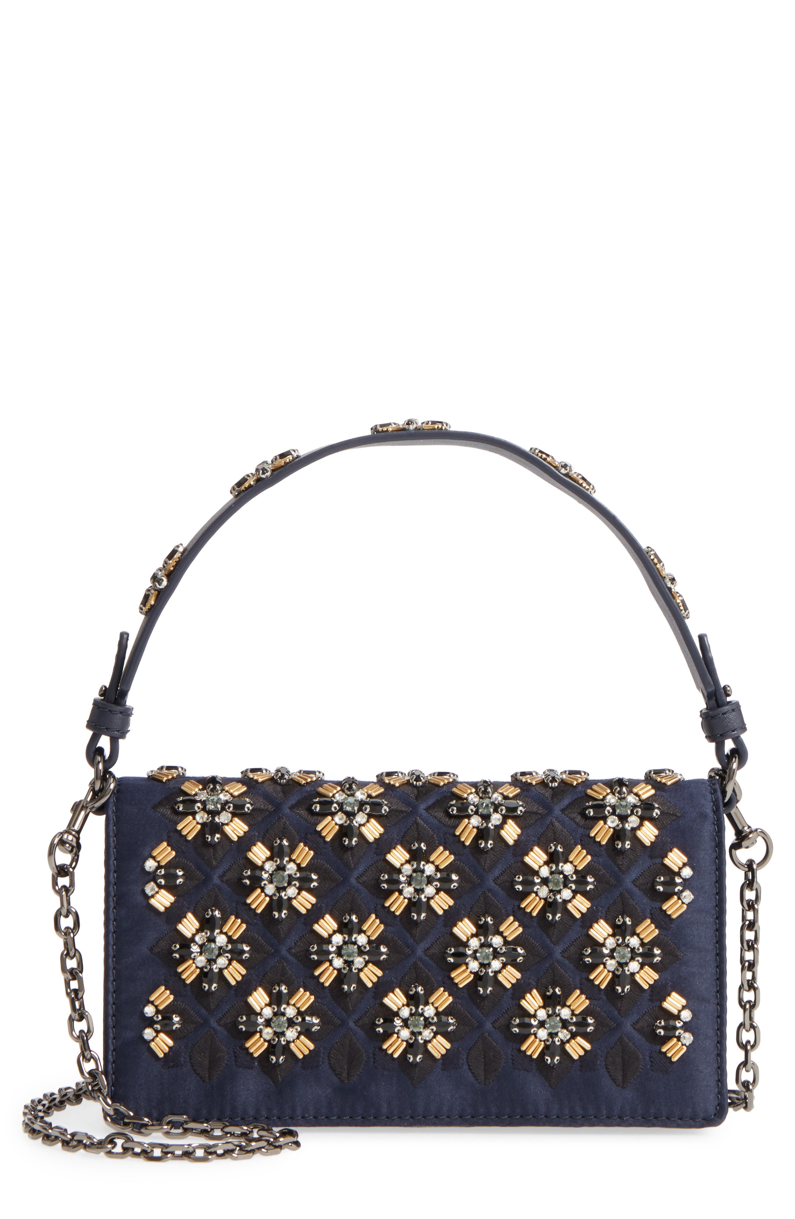 cleo beaded clutch bag