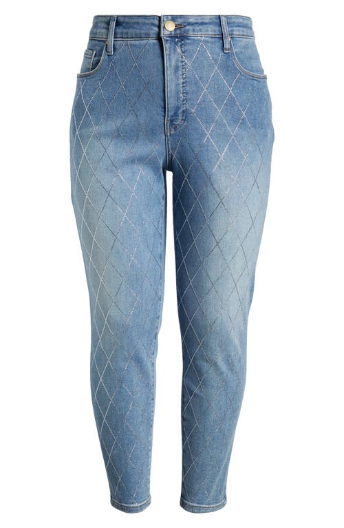 Kut From The Kloth Reese Diamond High Waist Ankle Slim Straight Leg Jeans In Gifted