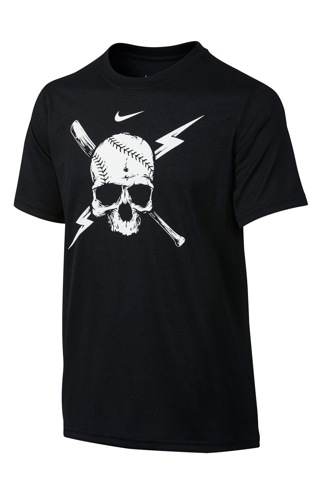 Nike 'Legend Baseball Skull' Graphic T 