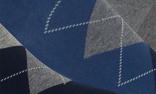 Polo Ralph Lauren 3-pack Argyle Socks In Navy/grey Heather
