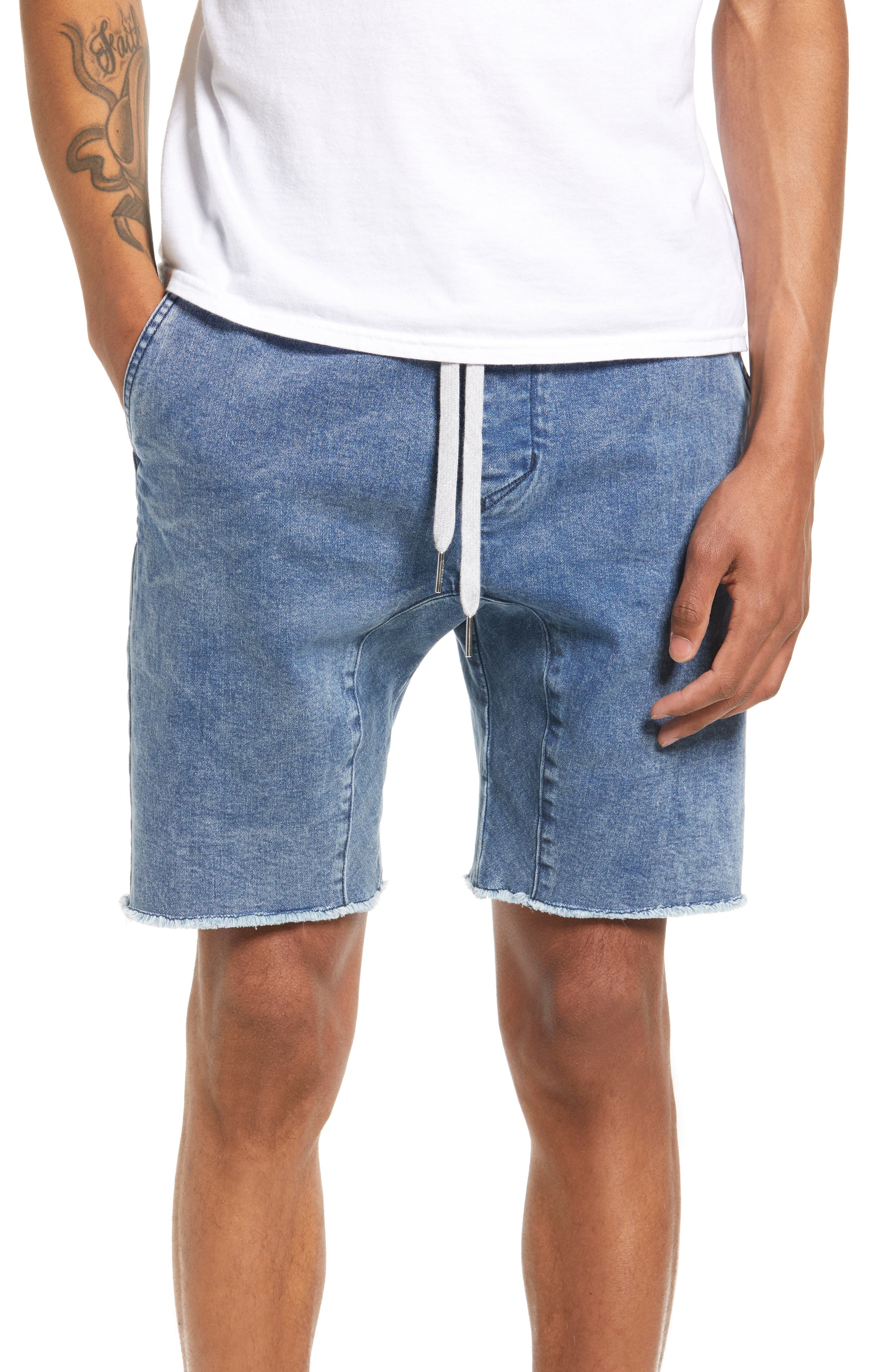 ZANEROBE Men's Sureshot Denim Shorts 