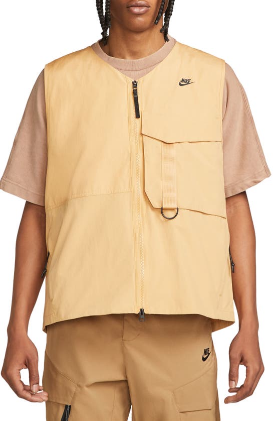 Nike Men's Sportswear Tech Pack Unlined Vest In Brown ModeSens