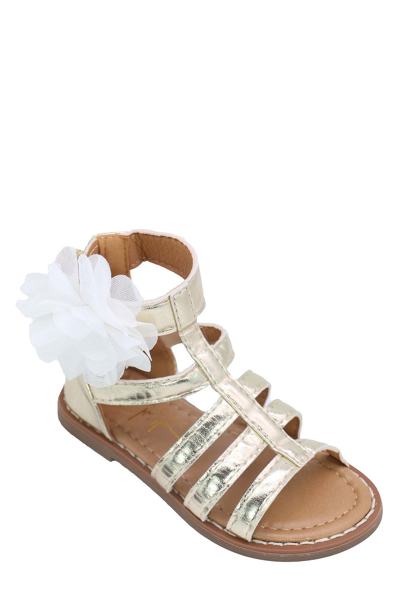 nicole sandals with flowers