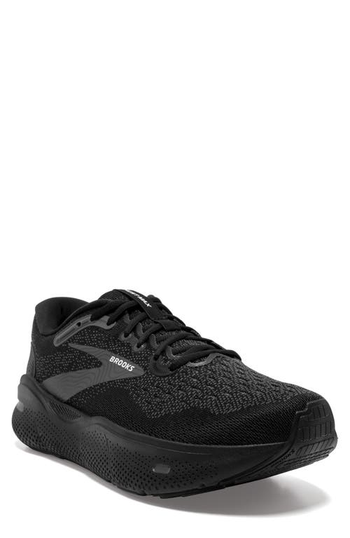 Brooks Ghost Max Running Shoe In Black