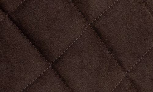 Shop Rainforest Oxford Water Resistant Quilted Vest In Chocolate