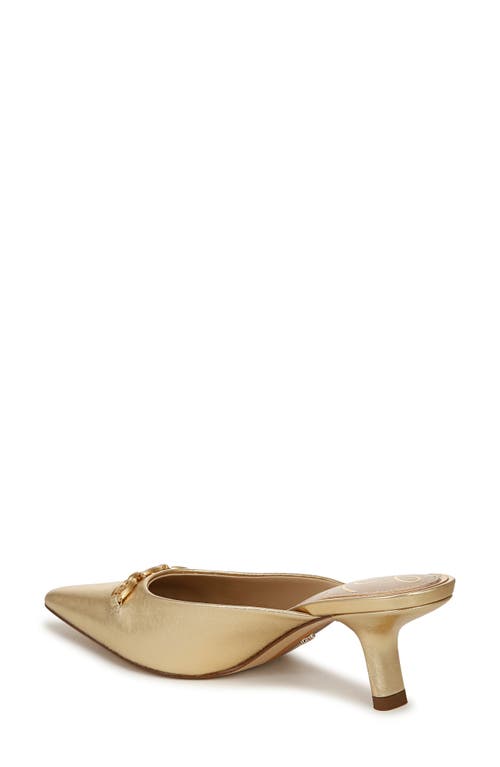 Shop Sam Edelman Brynne Mule In Amber Gold