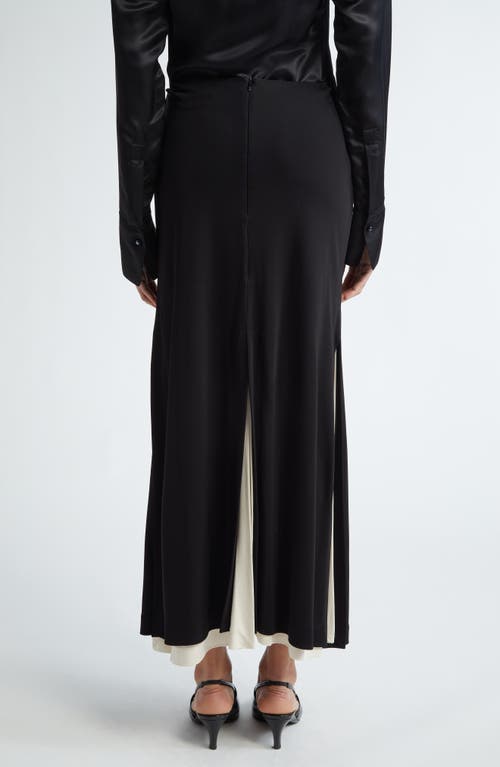 Shop Bite Studios Incise Multislit Skirt In Black