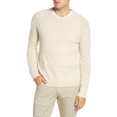 Rails Axel Regular Fit Cotton & Cashmere Sweater, Beige