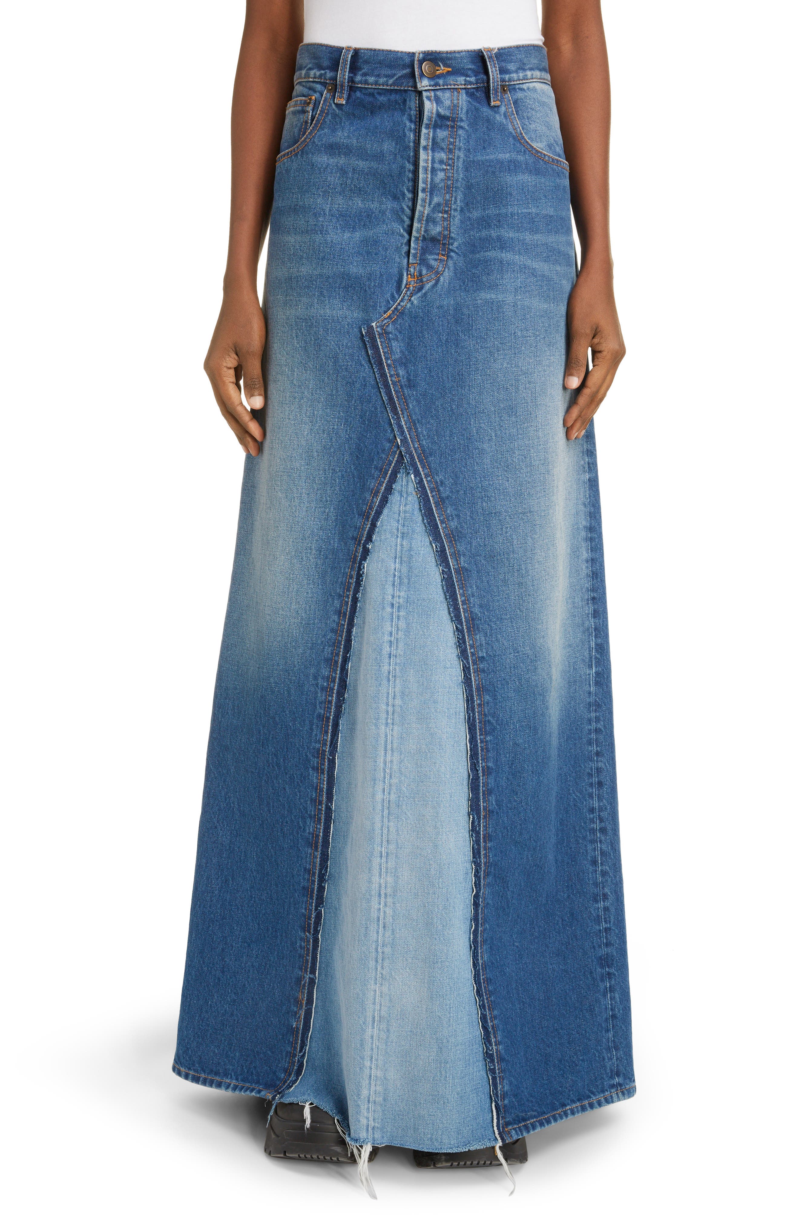 Maison Margiela Patchwork Denim Maxi 