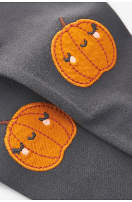 Shop Next Kids' Pumpkin Leggings In Grey