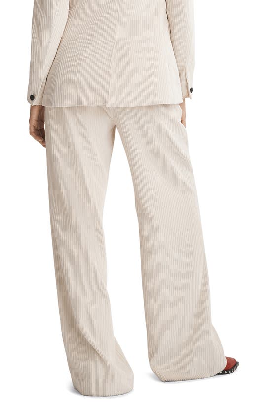 Rag & Bone Bennett Wide-leg Corduroy Pants In Ivory