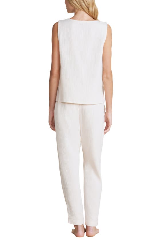 Shop Barefoot Dreams Malibu Collection® Sun Soaked Crop Sleep Pants In Sand Dune