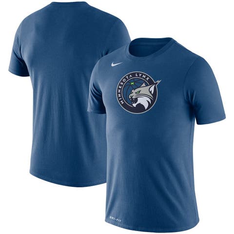 Men's Nike Blue Detroit Lions Sideline Infograph Performance T-Shirt